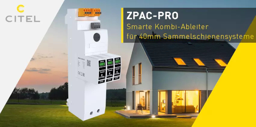 Der Durchbruch bei der bestehenden Kombi-Ableiterserie Typ 1 + 2 + 3 für das 40 mm Sammelschienensystem im Vorzählerbereich